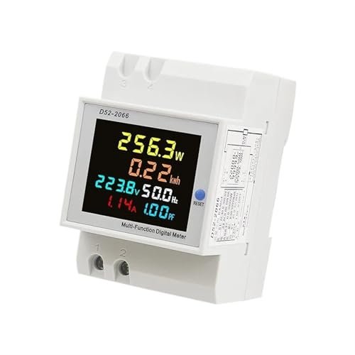 D52-2066 6 IN1 Din Rail AC Monitor Spannung Strom Leistungsfaktor Aktiv KWH 110 V 220 V 380 V elektrische Frequenz Meter(Built-in CT,40-300V) von ZMGYF