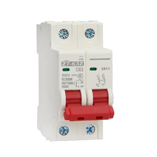 DC 1P 250V/2P 500V Photovoltaik Circuit Breaker 6A 10A 16A 20A 25A 32A 40A 50A 63A 80A 100A 125A MCB PV Systeme Protector(2P 500V,25A) von ZMGYF