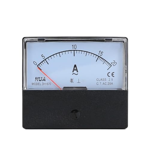 DH-670 Rechteckiges analoges Strompanel AC 20A 30A 50A 75A 100A 150A 200A Amperemeter Amperemeter(75A) von ZMGYF