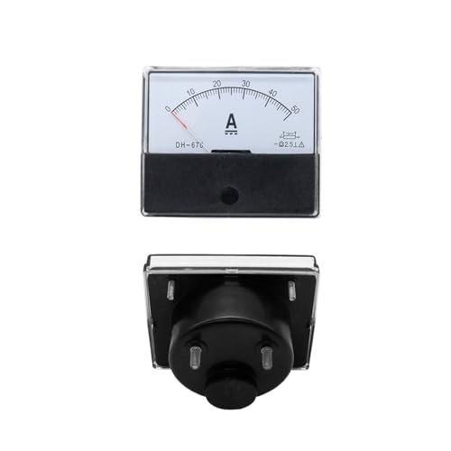 DH670 Stromamperemeter Analog 1A 2A 3A 5A 10A 20A 50A 150A DC Amperemeter Amperemeter(15A 75mA) von ZMGYF