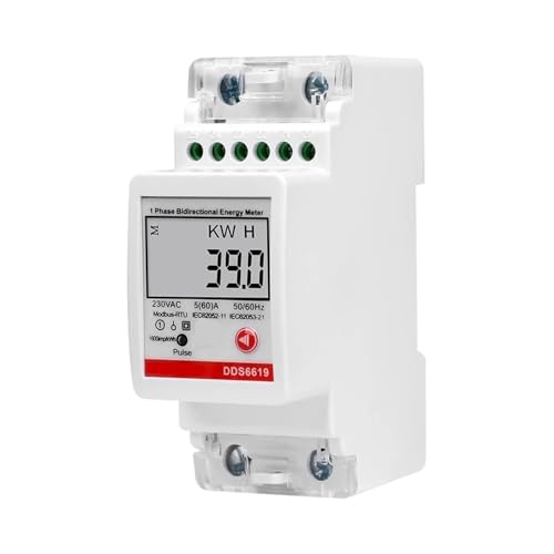 DIN-Schienen-Multifunktions-Einphasen-Digital-Energie-Spannungs-Strom-Messgerät 2P mit RS485-Modbus-elektrischem Wattmeter-Messung AC230V von ZMGYF