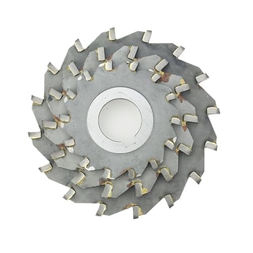 Dreiseitiger Wendeplatten-Sägefräser, legierter Wolframstahl, Werkzeug, CNC-Blattbearbeitung, flache Hartmetallwerkzeuge(63x8x22x12T W2) von ZMGYF