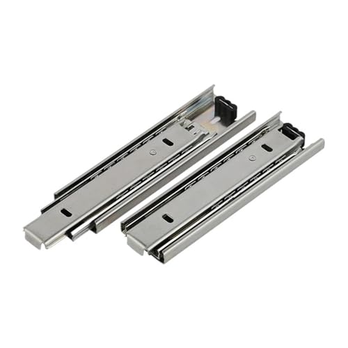 Dreiteilige Führungsschiene, solide Kugel, geräuschloses Kleiderschrank-Schubladen-Zubehör(4 inch 10cm) von ZMGYF