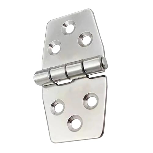 Edelstahl-Marine-Türlukenscharnier, robustes Bootsscharnier, Verteilerkasten, Schaltschrankscharnier, 76 x 38 x 2 mm von ZMGYF