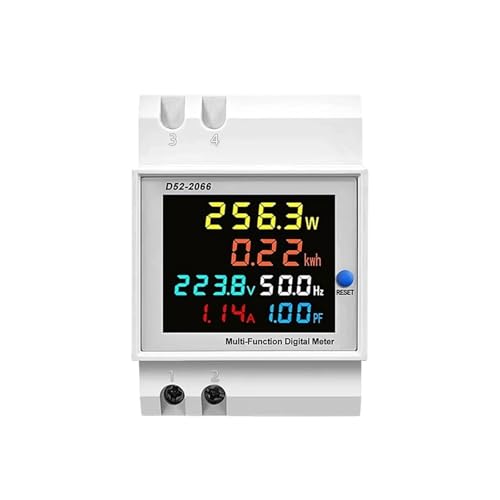 Einphasiger Stromzähler Haushalts-Intelligenter Stromzähler Führungsschiene Installation Wechselspannung Strom Frequenz von ZMGYF