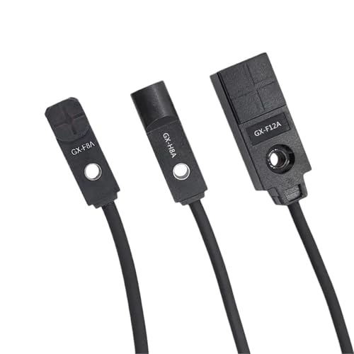 Induktiver Sensor NPN 3-Draht-Quadrat-Näherungsschalter mit 1 m Kabel GX-F8 GX-H8 GX-F12 Normalerweise geschlossen Normalerweise geöffnet(GX-F12B) von ZMGYF