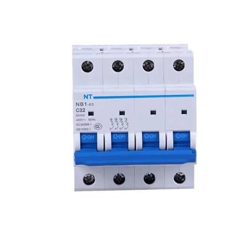 NB1-63 1P 2P 3P 4P AC 230/400V MCB Circuit Breaker DIN Schiene Montage Luft Schalter DZ30 DZ40 DZ47(2P,10A) von ZMGYF