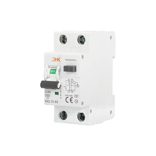 RCBO Typ A 1P + N Rest Automatische Circuit Breaker Mit Über Strom Leckage Schutz 6KA 2P DPN 30mA EKL13(6A) von ZMGYF