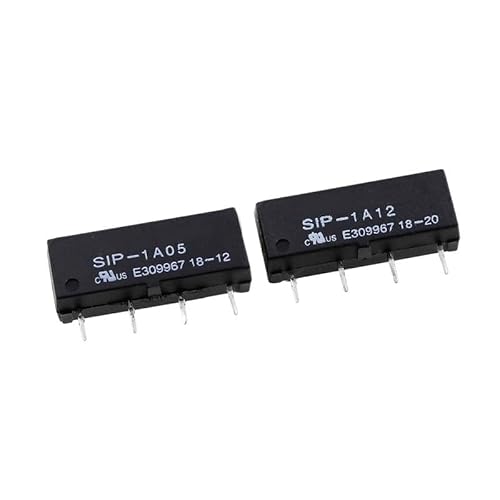 SIP-1A05 SIP-1A12 Trockenfederrelais 1 Gruppe oft offen DC5V 12V 4 Fuß Spot 5St(SIP-1A05 5pcs) von ZMGYF