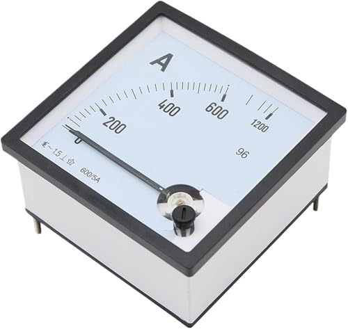 SQ-96 Zeigertyp AC Amperemeter 2-fache Überlastung Typ 50/5A 100/5A 500/5A Bereich Analoges Amperemeter-Anzeigefeld 96x96mm(20A) von ZMGYF