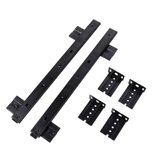 Schreibtisch-Tastatur-Schubladenschiene, Schreibtisch-Tablett-Gleitschienenschiene, verstellbare Stahl-Seitenmontage-Suiten, Untertisch-Computer-Gleitschiene von ZMGYF