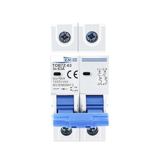 TOB7Z-63 2P DC 1000V Solar-Leistungsschalter 3A 6A 10A 16A 20A 25A 32A 40A 50A 63A DC MCB(25A) von ZMGYF
