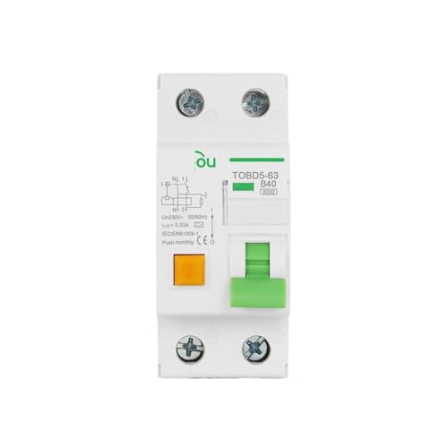 Typ A Kurve B RCBO 6KA 1P + N 16A 40A Elektromagnetische Fehlerstromschutzschalter Mit Über Strom und Leckage Schutz(B32) von ZMGYF