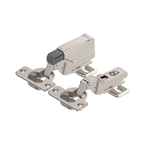 Vollständig aufliegendes Scharnier mit geradem Arm. Pufferscharnier for Türen. Nickel-Finish. Automatisch verstellbarer Pufferdämpfer(Big bend Hinge) von ZMGYF