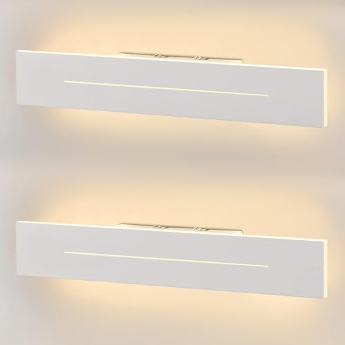 ZMH 2er set Wandleuchte Innen Wandlampe LED- 30CM Modern Flurlampe Warmweiß Schlafzimmer Weiß Treppenhauslampe 8W Wandbeleuchtung für Flur Wohnzimmer ZMH 2er set Wandleuchte Innen Wandlampe LED- 30CM Modern Flurlampe Warmweiß Schlafzimmer Weiß Treppenhauslampe 8W Wandbeleuchtung für Flur Wohnzimmer von ZMH