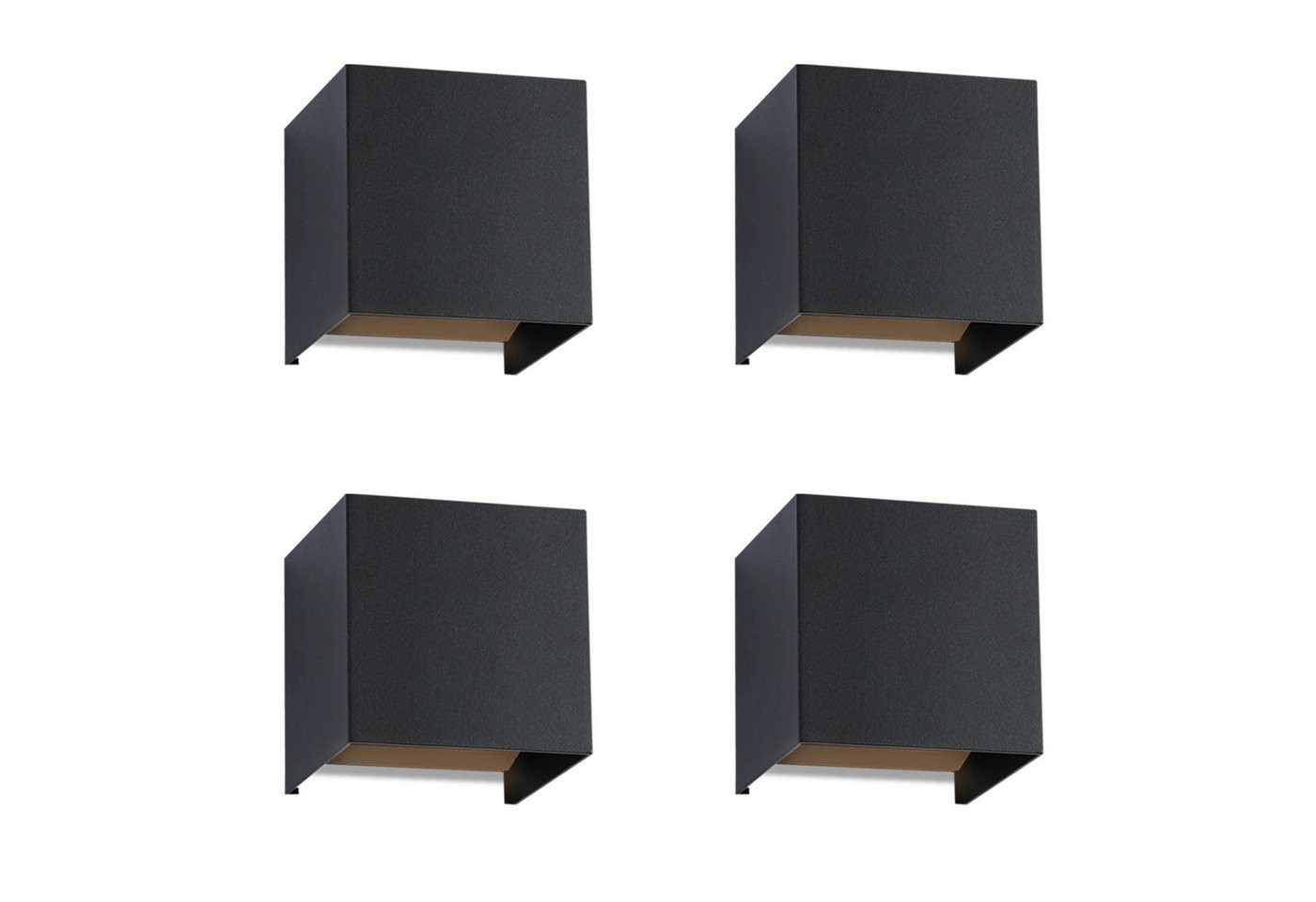 ZMH Außen-Wandleuchte Auf und ab Einstellbarer Lichtstrahl 3W Innen/Außen, Mit G9 Leuchtmittel, Warmweiß, modern Wandlampe von ZMH