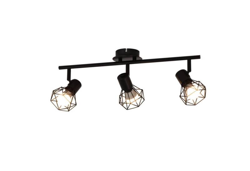 ZMH LED Deckenstrahler 3 Flammig Deckenspots - Weiß/Schwarz Retro Deckenlampe 350°, ohne Leuchtmittel, für Wohnzimmer Schlafzimmer Arbeitszimmer ZMH LED Deckenstrahler 3 Flammig Deckenspots - Weiß/Schwarz Retro Deckenlampe 350°, ohne Leuchtmittel, für Wohnzimmer Schlafzimmer Arbeitszimmer von ZMH