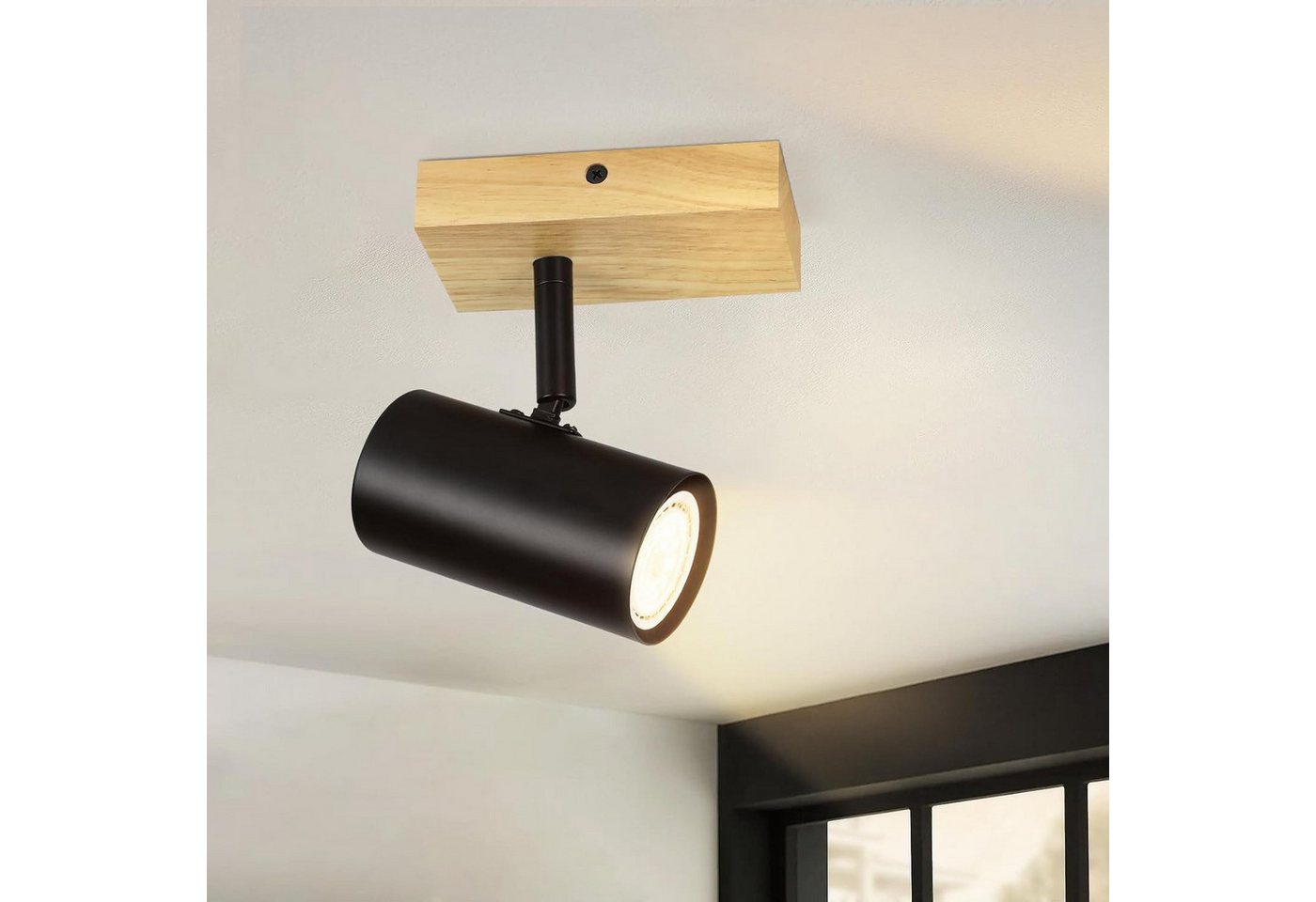 ZMH LED Deckenspot Deckenstrahler GU10- LED Deckenlampe 330°Schwenkbar Modern, Augenschutz, LED fest integriert, Nicht Dimmbar für Wohnzimmer Schlafzimmer ZMH LED Deckenspot Deckenstrahler GU10- LED Deckenlampe 330°Schwenkbar Modern, Augenschutz, LED fest integriert, Nicht Dimmbar für Wohnzimmer Schlafzimmer von ZMH
