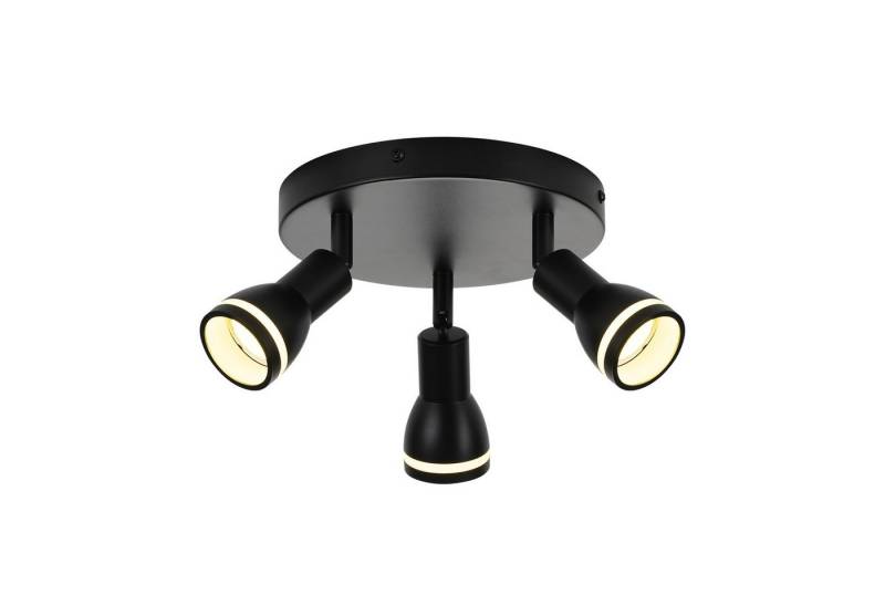 ZMH Deckenstrahler 3-Flammig Deckenlampe Metall GU10 Flurlampe für Büro Wohnzimmer, Einstellbar, ohne Leuchtmittel, Schwenkbar 355° Wandstrahler Innen ZMH Deckenstrahler 3-Flammig Deckenlampe Metall GU10 Flurlampe für Büro Wohnzimmer, Einstellbar, ohne Leuchtmittel, Schwenkbar 355° Wandstrahler Innen von ZMH
