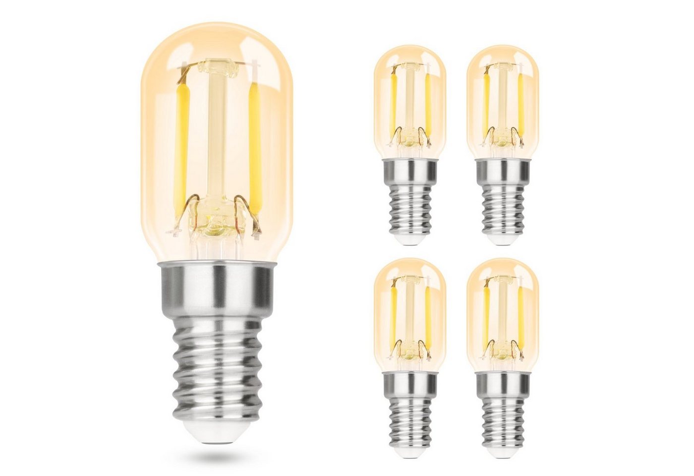 ZMH LED-Leuchtmittel E14 LED Vintage Glühbirnen - T22 LED Leuchtmittel für Flur, 4 St., Kaltweiß, Nicht Dimmbar ZMH LED-Leuchtmittel E14 LED Vintage Glühbirnen - T22 LED Leuchtmittel für Flur, 4 St., Kaltweiß, Nicht Dimmbar von ZMH