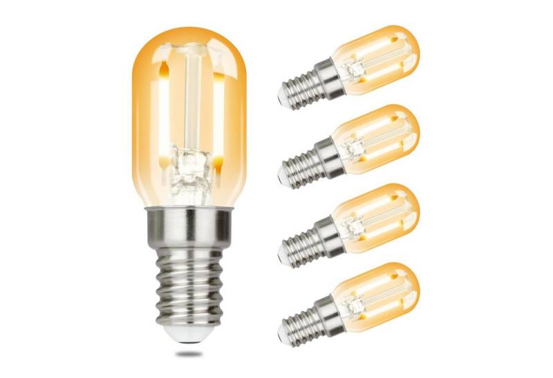 ZMH LED-Leuchtmittel E14 LED Vintage Glühbirnen - T22 LED Leuchtmittel für Flur, 4 St., Warmweiß, Nicht Dimmbar von ZMH