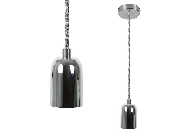 ZMH Hängeleuchte Retro E27 mit 1.3M Kabel Lampenaufhängung Baldachin für Esszimmer Bar, Auegnschutz, ohne Leuchtmittel, Industrial Pendleuchte mit Baldachin Deckenbefestigung von ZMH
