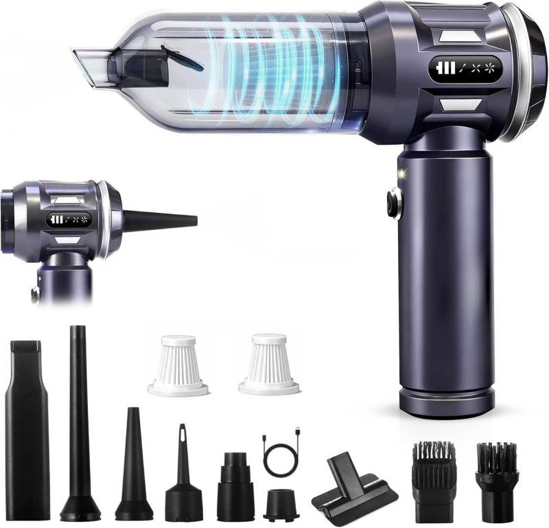 ZMH Handstaubsauger Akku-Handstaubsauger 17000Pa Stark 4 in 1 mit Bürstenloser Motor, beutellos ZMH Handstaubsauger Akku-Handstaubsauger 17000Pa Stark 4 in 1 mit Bürstenloser Motor, beutellos von ZMH