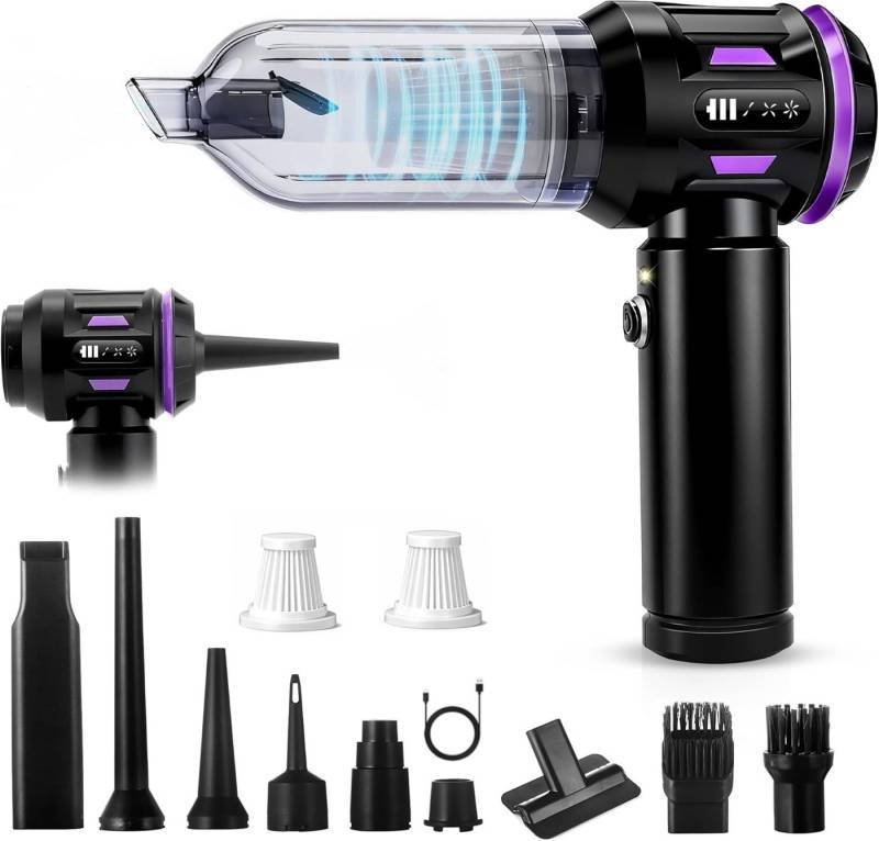 ZMH Handstaubsauger Akku-Handstaubsauger 17000Pa Stark 4 in 1 mit Bürstenloser Motor, beutellos ZMH Handstaubsauger Akku-Handstaubsauger 17000Pa Stark 4 in 1 mit Bürstenloser Motor, beutellos von ZMH