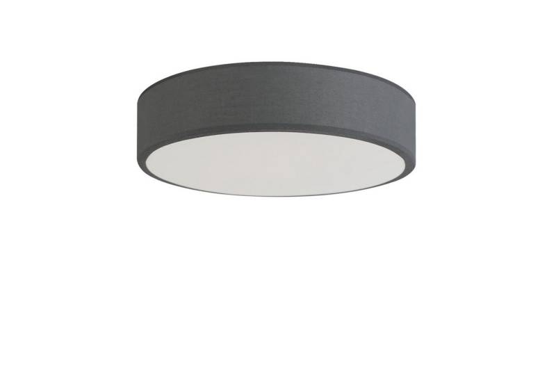 ZMH LED Deckenleuchte 12W 3000K Stoffschirm Modern Rund Ø30CM, LED fest integriert, Warmweiß von ZMH