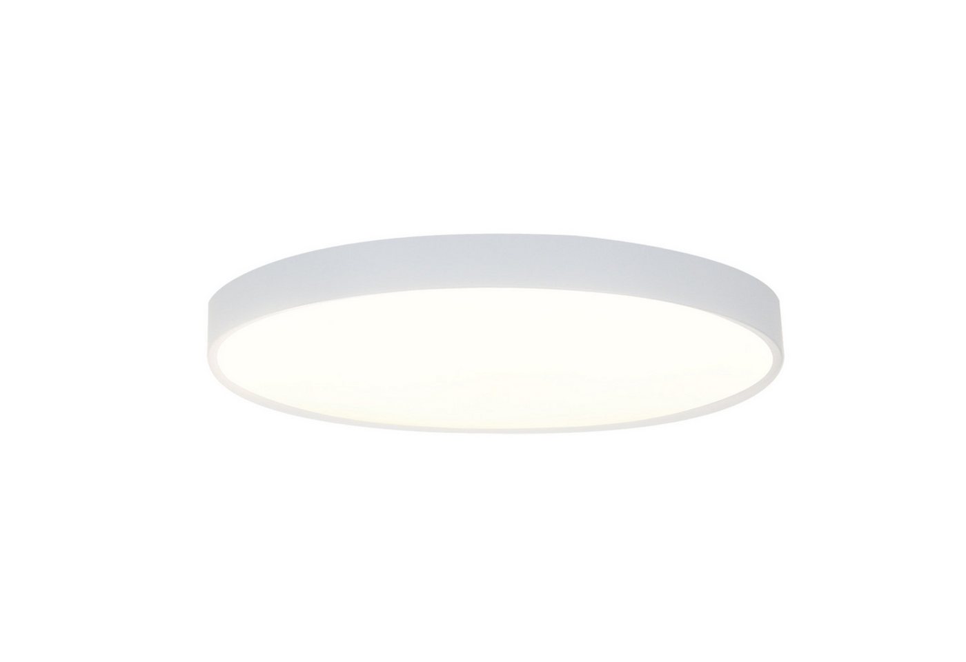 ZMH LED Deckenleuchte Wohnzimmer Rund Schwarz/Weiß Dekcenlampe IP44 Flach Küchenlampe, Warmweiß (nicht dimmbar), LED fest integriert, 3000K, Ø28cm Kellerlampe Wohnzimmer Bad Büro küche Einfach Installtion von ZMH