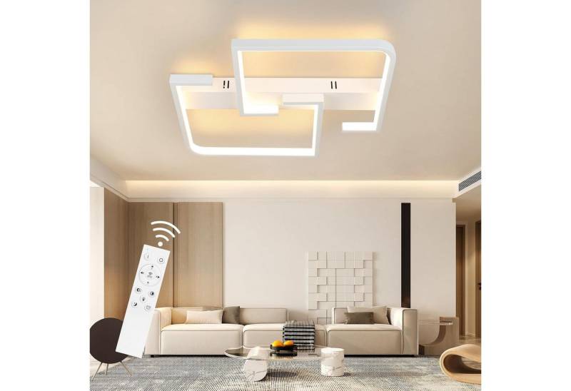 ZMH LED Deckenleuchte Deckenlampe Modern für Schlafzimmer Flur, Hochwertige Lampenperlen, LED fest integriert, 3000-6500k von ZMH