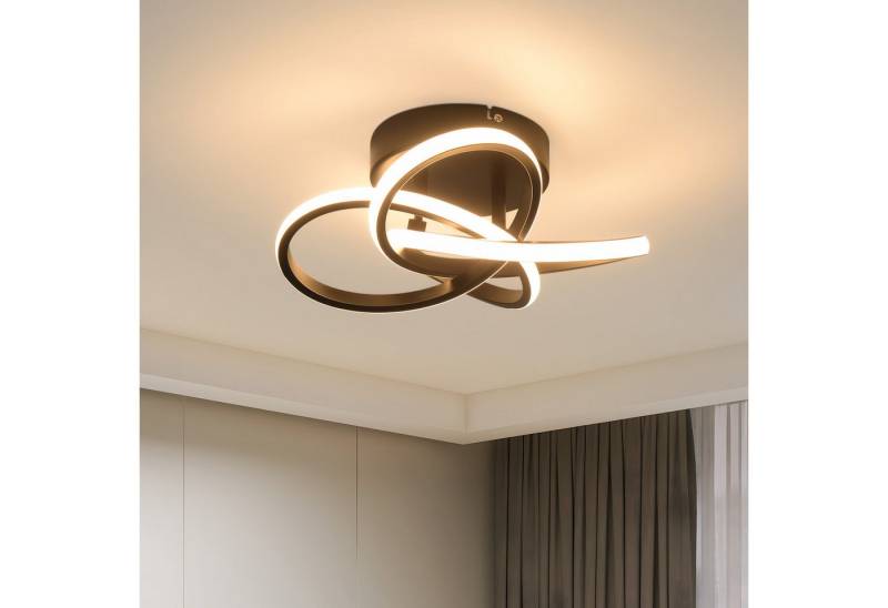 ZMH LED Deckenleuchte Deckenlampe Schlafzimmerlampe Modern Blume, 28W, LED fest integriert ZMH LED Deckenleuchte Deckenlampe Schlafzimmerlampe Modern Blume, 28W, LED fest integriert von ZMH