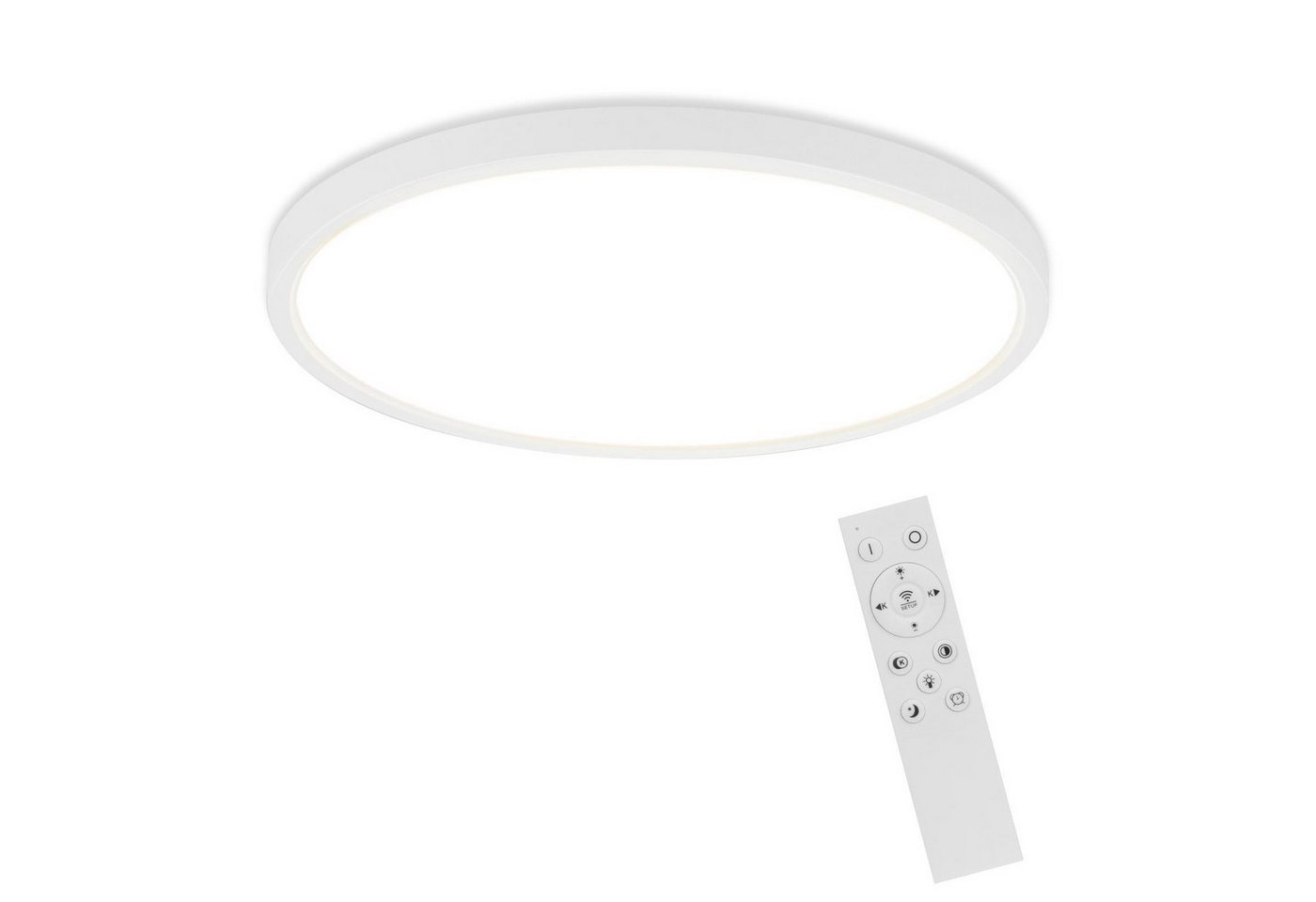 ZMH LED Deckenleuchte Dimmbar - 20W zimmerlampe Flach Ø30cm Rund, LED fest integriert, 3000-6000k, Dimmbar Praktische Deckenleuchte ZMH LED Deckenleuchte Dimmbar - 20W zimmerlampe Flach Ø30cm Rund, LED fest integriert, 3000-6000k, Dimmbar Praktische Deckenleuchte von ZMH