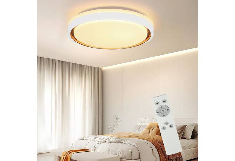 ZMH LED Deckenleuchte Wohnzimmer Ø30CM Dimmbar mit Fernbedienung Modern Deckenlampe Flur, Augenschutz,Einfache Installation, LED fest integriert, 3000-6500K, CCT Flurlampe Modern Quadratisch für Küche ZMH LED Deckenleuchte Wohnzimmer Ø30CM Dimmbar mit Fernbedienung Modern Deckenlampe Flur, Augenschutz,Einfache Installation, LED fest integriert, 3000-6500K, CCT Flurlampe Modern Quadratisch für Küche von ZMH