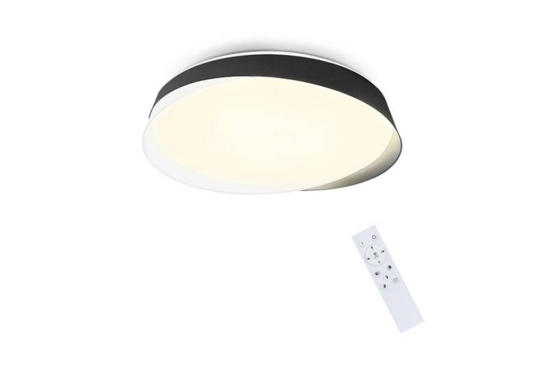 ZMH LED Deckenleuchte Rund 41.5CM Modern Design mit Fernbedienung, LED fest integriert, Tageslichtweiß, 36W von ZMH