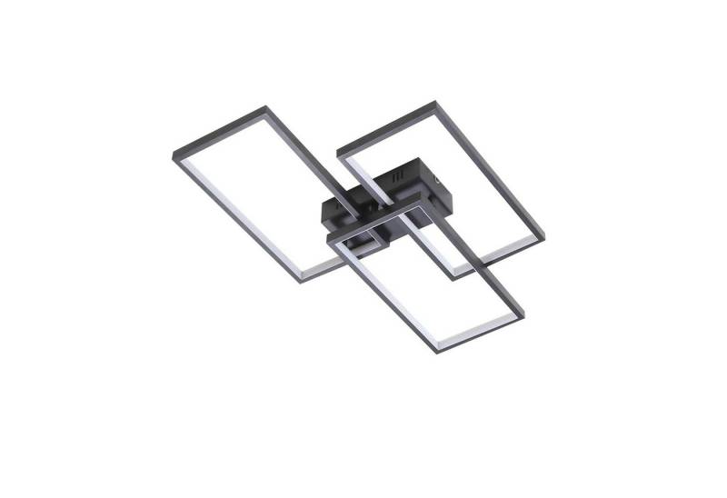 ZMH LED Deckenleuchte Modern Design Wohnzimmerlampe Dimmbar, Dimmbar, LED fest integriert, Tageslichtweiß von ZMH