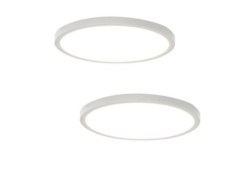 ZMH LED Deckenleuchte Wohnzimmer Rund Flach 24W Deckenlampe Modern für Schlafzimmer, Augenschutz, Einfache Installtion, LED fest integriert ZMH LED Deckenleuchte Wohnzimmer Rund Flach 24W Deckenlampe Modern für Schlafzimmer, Augenschutz, Einfache Installtion, LED fest integriert von ZMH