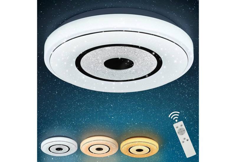 ZMH LED Deckenleuchte Whonzimmer Rund Deckenlampe für Flur Wohnzimmer Schlafzimmer, Augenschutz, LED fest integriert, 3000-6500K ZMH LED Deckenleuchte Whonzimmer Rund Deckenlampe für Flur Wohnzimmer Schlafzimmer, Augenschutz, LED fest integriert, 3000-6500K von ZMH