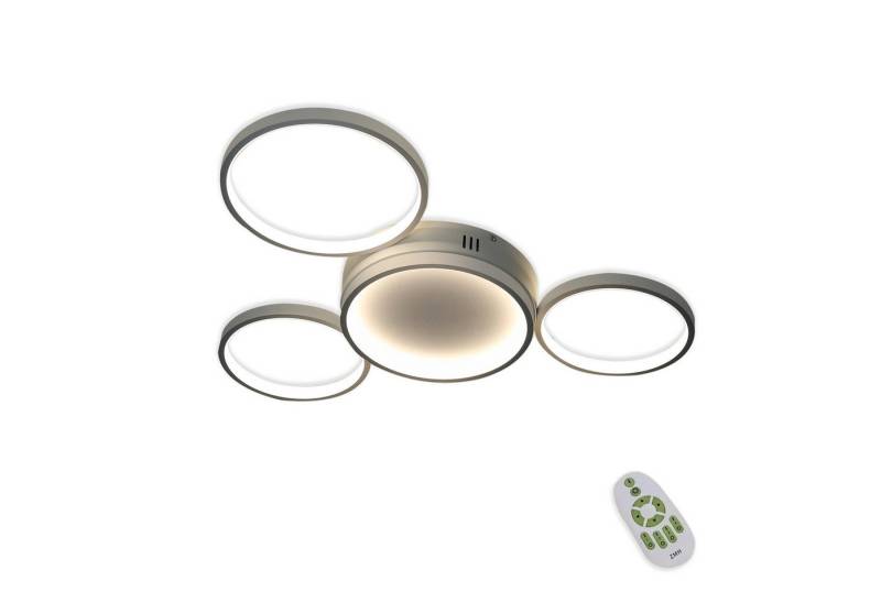 ZMH LED Deckenleuchte Wohnzimmerlampe Schwarz/Weiß dimmbar mit Fernbedienung Modern, LED fest integriert, 3000-6500k, 52W für Schlafzimmer Wohnzimmer Esszimmer Kinderzimmer ZMH LED Deckenleuchte Wohnzimmerlampe Schwarz/Weiß dimmbar mit Fernbedienung Modern, LED fest integriert, 3000-6500k, 52W für Schlafzimmer Wohnzimmer Esszimmer Kinderzimmer von ZMH