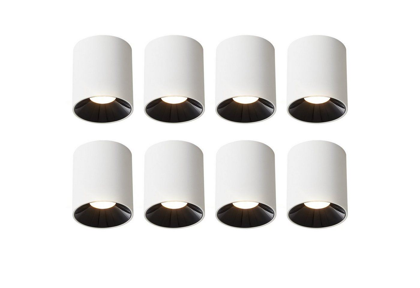 ZMH LED Aufbaustrahler LED Spots Deckenleuchte Aufputz - 7W Deckenspots Warmweiß, LED fest integriert, 3000k, Klein Spotleuchte für Küche Wohnzimmer Esszimmer Korridor ZMH LED Aufbaustrahler LED Spots Deckenleuchte Aufputz - 7W Deckenspots Warmweiß, LED fest integriert, 3000k, Klein Spotleuchte für Küche Wohnzimmer Esszimmer Korridor von ZMH