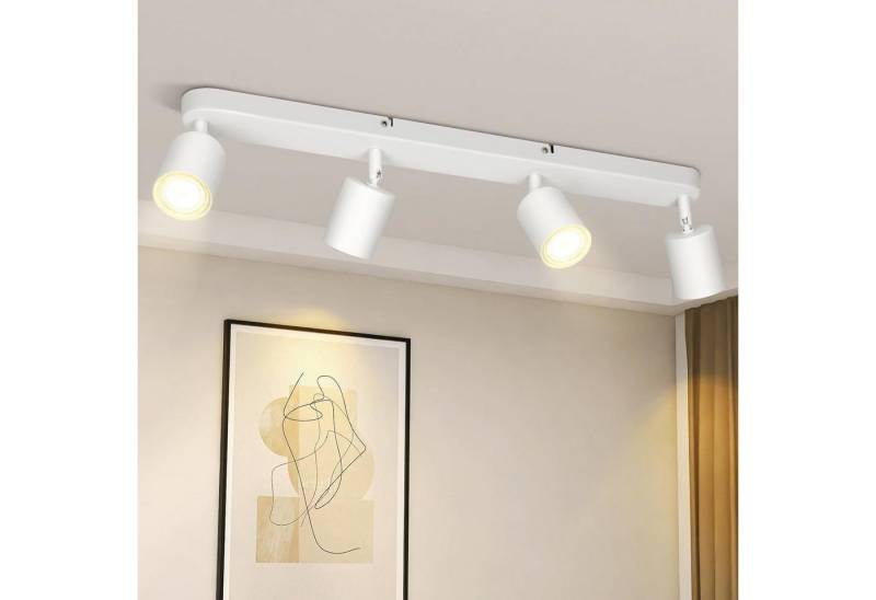 ZMH LED Deckenstrahler Retro Deckenleuchte Weiß/Schwarz -GU10 350°Schwenkbar Schlafzimmer, Einfache Installation, ohne Leuchtmittel, Modern Flurlampe Industrial Wandstrahler für Wohnzimmer ZMH LED Deckenstrahler Retro Deckenleuchte Weiß/Schwarz -GU10 350°Schwenkbar Schlafzimmer, Einfache Installation, ohne Leuchtmittel, Modern Flurlampe Industrial Wandstrahler für Wohnzimmer von ZMH