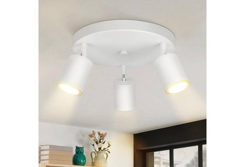 ZMH LED Deckenstrahler Retro Deckenleuchte Weiß/Schwarz -GU10 350°Schwenkbar Schlafzimmer, Einfache Installation, ohne Leuchtmittel, Modern Flurlampe Industrial Wandstrahler für Wohnzimmer ZMH LED Deckenstrahler Retro Deckenleuchte Weiß/Schwarz -GU10 350°Schwenkbar Schlafzimmer, Einfache Installation, ohne Leuchtmittel, Modern Flurlampe Industrial Wandstrahler für Wohnzimmer von ZMH