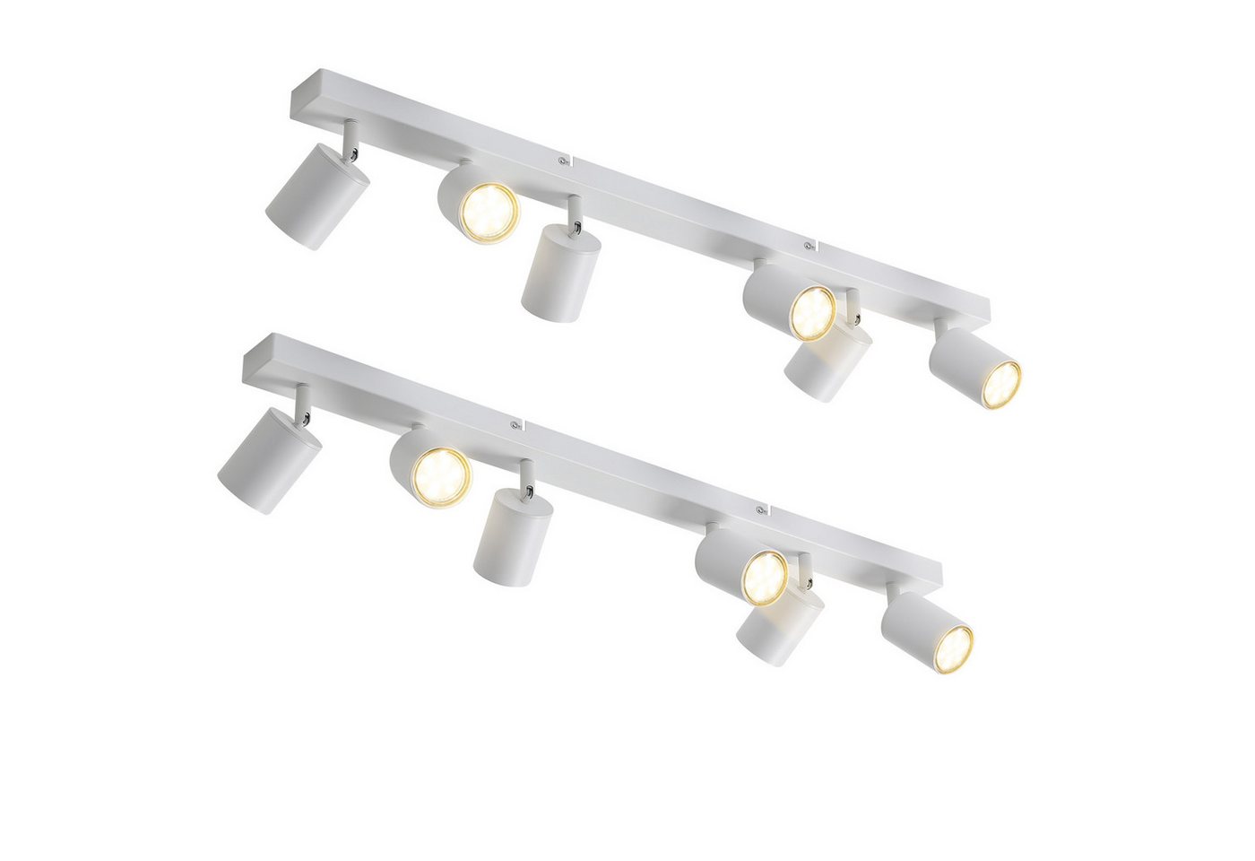 ZMH LED Deckenstrahler Retro Deckenleuchte Weiß/Schwarz -GU10 350°Schwenkbar Schlafzimmer, Einfache Installation, ohne Leuchtmittel, Modern Flurlampe Industrial Wandstrahler für Wohnzimmer ZMH LED Deckenstrahler Retro Deckenleuchte Weiß/Schwarz -GU10 350°Schwenkbar Schlafzimmer, Einfache Installation, ohne Leuchtmittel, Modern Flurlampe Industrial Wandstrahler für Wohnzimmer von ZMH