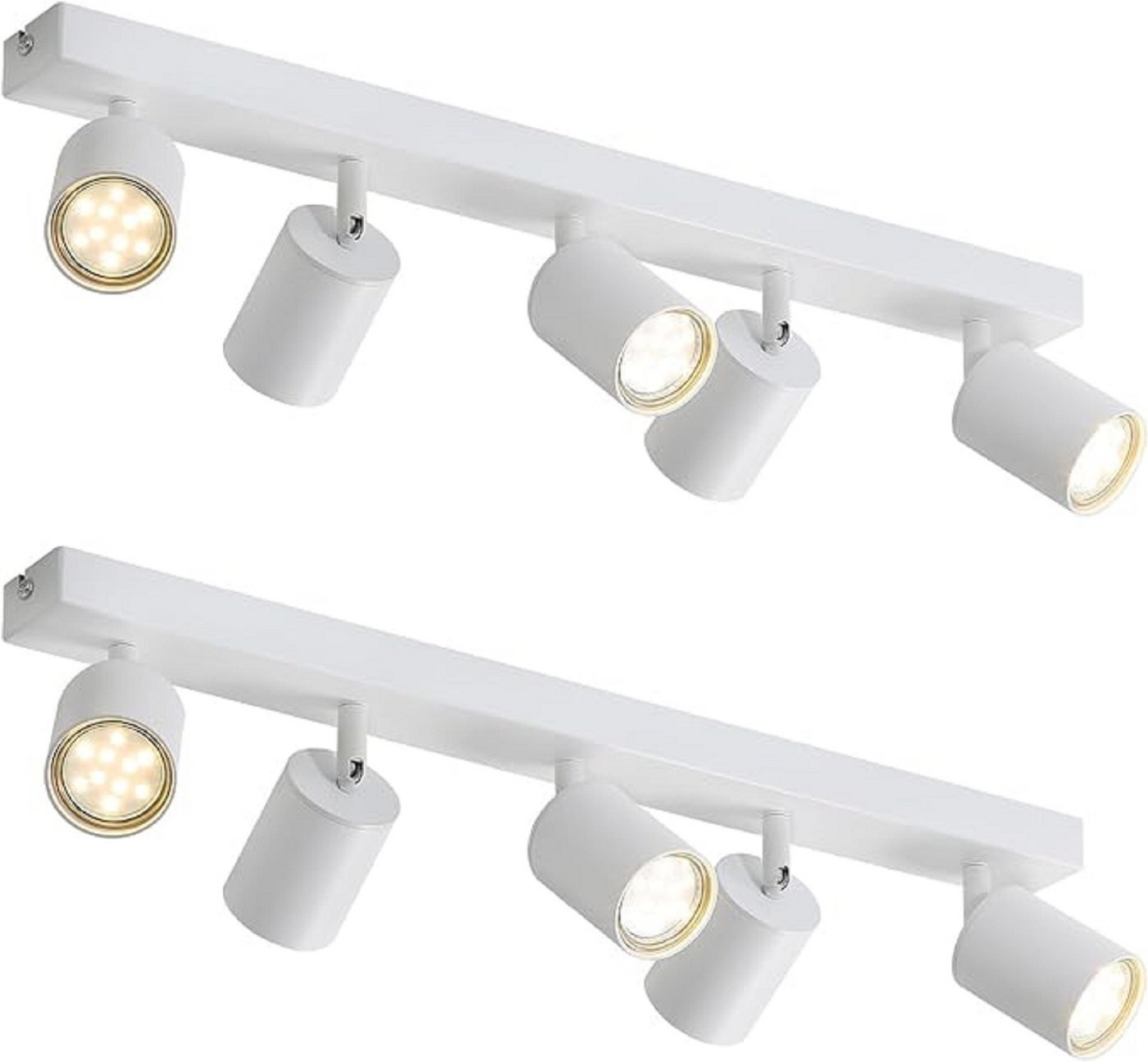 ZMH LED Deckenstrahler Retro Deckenleuchte Weiß/Schwarz -GU10 350°Schwenkbar Schlafzimmer, Einfache Installation, ohne Leuchtmittel, Modern Flurlampe Industrial Wandstrahler für Wohnzimmer ZMH LED Deckenstrahler Retro Deckenleuchte Weiß/Schwarz -GU10 350°Schwenkbar Schlafzimmer, Einfache Installation, ohne Leuchtmittel, Modern Flurlampe Industrial Wandstrahler für Wohnzimmer von ZMH