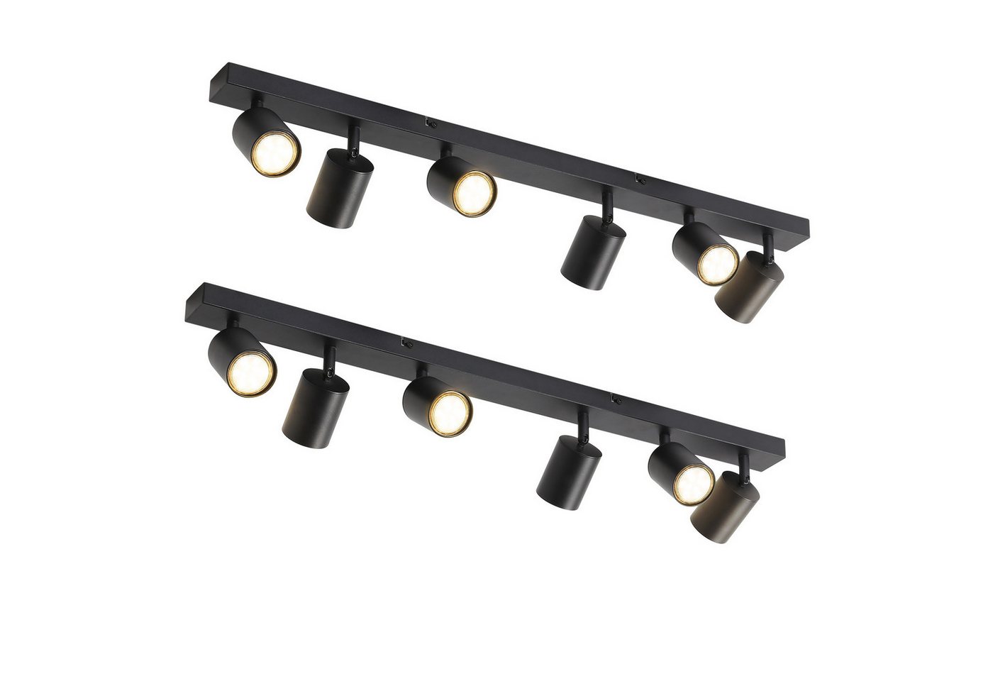 ZMH LED Deckenstrahler Retro Deckenleuchte Weiß/Schwarz -GU10 350°Schwenkbar Schlafzimmer, Einfache Installation, ohne Leuchtmittel, Modern Flurlampe Industrial Wandstrahler für Wohnzimmer ZMH LED Deckenstrahler Retro Deckenleuchte Weiß/Schwarz -GU10 350°Schwenkbar Schlafzimmer, Einfache Installation, ohne Leuchtmittel, Modern Flurlampe Industrial Wandstrahler für Wohnzimmer von ZMH