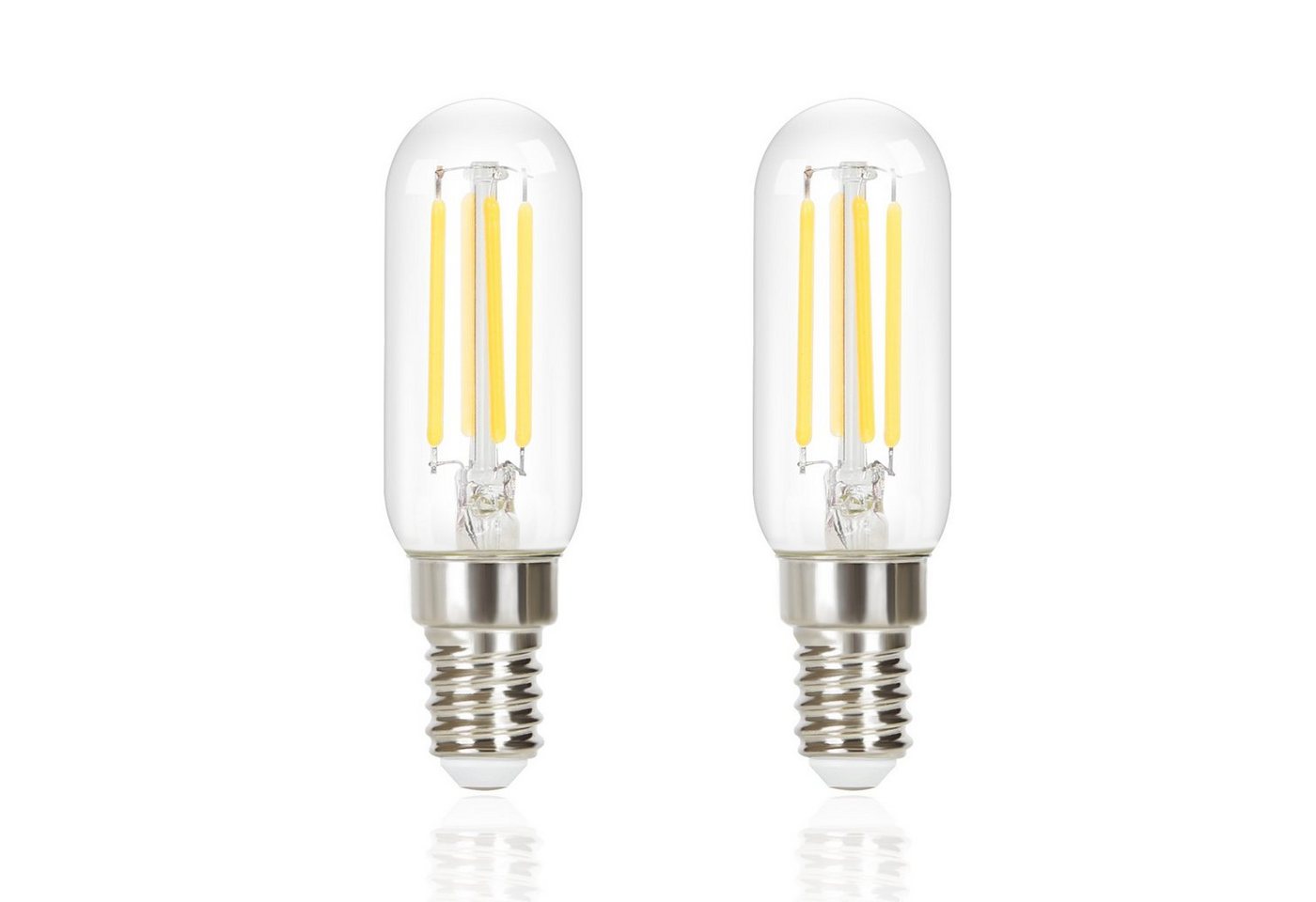ZMH LED-Leuchtmittel LED Glühbirnen Vintage Lampe Birnen 4W Energiesparlampe, E14, 2 St., 6000k von ZMH