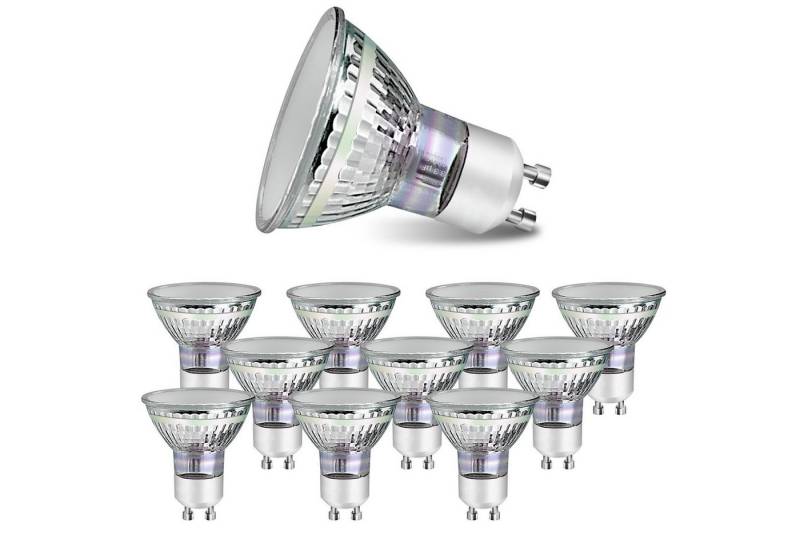ZMH LED-Leuchtmittel GU10 LED Warmweiß 3.5W Leuchtmittel 110° Spot Nicht Dimmbar, GU10, 10 St., 3000k, Glühlampenäquivalent-Wattzahl 40W von ZMH
