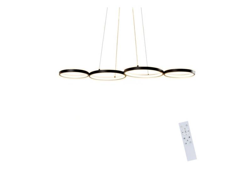 ZMH LED Pendelleuchte Wohnzimmer Modern 4 Flammig Hängelampe Dimmbar mit Fernbedienung, Augenschutz, Einfache Installtion, LED fest integriert, warmweiß-kaltweiß, Dimmbar ZMH LED Pendelleuchte Wohnzimmer Modern 4 Flammig Hängelampe Dimmbar mit Fernbedienung, Augenschutz, Einfache Installtion, LED fest integriert, warmweiß-kaltweiß, Dimmbar von ZMH
