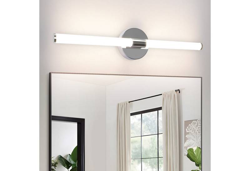 ZMH LED Spiegelleuchte 60CM Badlampe LED-8W 4000K Modern Wandleuchte für Keller Küche, Augenschutz, Einfache Installtion, LED fest integriert, Neutralweiß, LED-Badezimmerleuchte mit angenehmem Licht Badschrank von ZMH