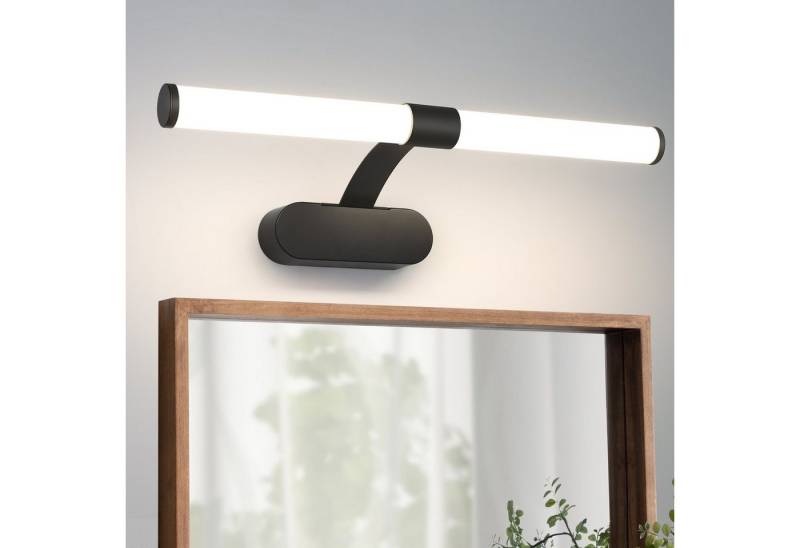 ZMH LED Spiegelleuchte Bad 40CM - Spiegellampe Badezimmer 6W Schlafzimmer, Augenschutz, Einfache Installtion, LED fest integriert, Neutralweiß, 4000K Badlampe Weiß Wandleuchte für Keller Bad von ZMH